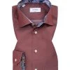 ETON Hemd 1000/00576/58 Super Slim Fit, Twill, Bordeaux, Weinrot