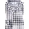 ETON Hemd 1000/00571/17 Classic Fit, Twill, Dunkelgrau kariert, Grau-weiß