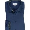 ETON Hemd 1000/00541/28 Super Slim Fit, Twill, Dunkelblau, Blau