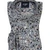 JOOP! Hemd Hanjo-W 30018862/450 Popeline, Jeansblau gemustert, Blau