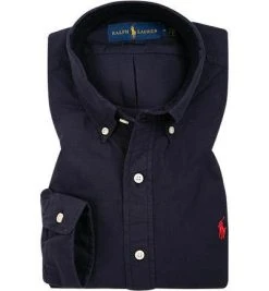 Polo Ralph Lauren Hemd 710772290/002 Custom Fit, Oxford, Navy, Nachtblau