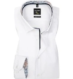 OLYMP No Six Super Slim 0775/64/00 Hemd, Super Slim Fit, Baumwolle, Weiß
