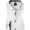 OLYMP Luxor Modern Fit 0743/64/67 Hemd, Popeline, Weiß, Anthrazit