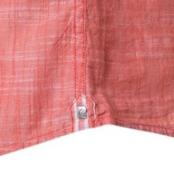 Pierre Cardin Hemd 53916/000/27175/9023 Kurzarmhemd, Modern Fit, Baumwolle, Lachs meliert, Lachs -hemdenverkauf 338826 norm3