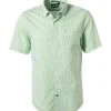Pierre Cardin Hemd 53889/000/27165/9054 Modern Fit, Baumwolle, Hellgrün gestreift, Grün