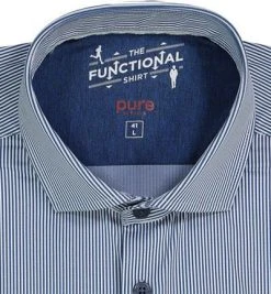 PURE Hemd 4028-21750/163 Funktionsmaterial, Dunkelblau gestreift, Dunkelblau 6 PURE Hemd 4028-21750/163 Funktionsmaterial, Dunkelblau gestreift, Dunkelblau -hemdenverkauf 339022 norm2