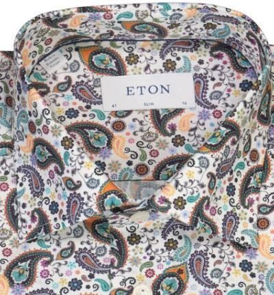 ETON Hemd 1000/00739/65 Slim Fit, Popeline, Multicolour gemustert, Multicolor 2 ETON Hemd 1000/00739/65 Slim Fit, Popeline, Multicolour gemustert, Multicolor – Bild 2