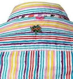 Lucky de Luca Hemd Nyro 91104/1 Popeline, Multicolor gestreift, Multicolor -hemdenverkauf 340326 norm6