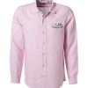 Lucky de Luca Hemd Tino 91212/2 Reines Leinen, Hellrosé gestreift, Pink-weiß