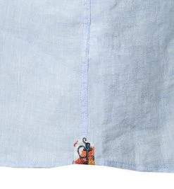 Lucky de Luca Hemd Tino 91211/2 Reines Leinen, Hellblau, Blau -hemdenverkauf 340331 norm4