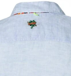 Lucky de Luca Hemd Tino 91211/2 Reines Leinen, Hellblau, Blau -hemdenverkauf 340331 norm6