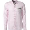 Lucky de Luca Hemd Tino 91211/3 Reines Leinen, Rosa, Pink
