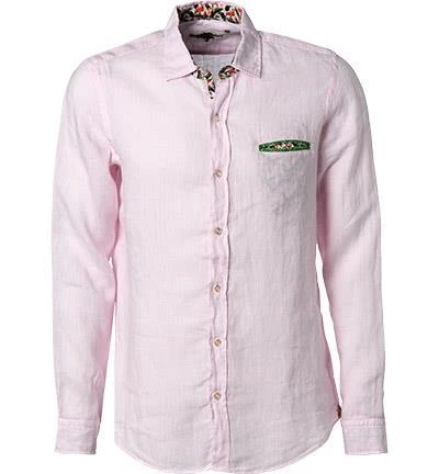Lucky de Luca Hemd Tino 91211/3 Reines Leinen, Rosa, Pink 1 Lucky de Luca Hemd Tino 91211/3 Reines Leinen, Rosa, Pink