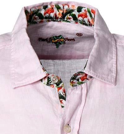 Lucky de Luca Hemd Tino 91211/3 Reines Leinen, Rosa, Pink 2 Lucky de Luca Hemd Tino 91211/3 Reines Leinen, Rosa, Pink – Bild 2
