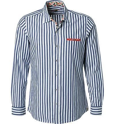 Lucky de Luca Hemd Tino 91213/1 Baumwolle, Navy-weiß gestreift, Dunkelblau-weiß 1 Lucky de Luca Hemd Tino 91213/1 Baumwolle, Navy-weiß gestreift, Dunkelblau-weiß