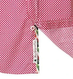 Lucky de Luca Hemd Nyro 91103/1 Popeline, Rot kariert, Rot -hemdenverkauf 340339 norm3