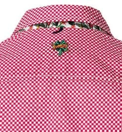Lucky de Luca Hemd Nyro 91103/1 Popeline, Rot kariert, Rot -hemdenverkauf 340339 norm6