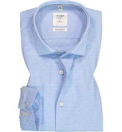 OLYMP Level Five Body Fit smartbusiness 3524/54/11 Hemd, Baumwolle, Bleu gemustert, Bleu
