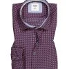 OLYMP Casual Level Five Body Fit 3060/54/35 Hemd, Baumwolle, Rot gemustert, Rot