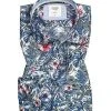 OLYMP Casual Level Five Body Fit 3086/54/15 Hemd, Baumwolle, Dunkelblau gemustert, Blau