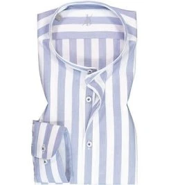 Jacques Britt Hemd Capri 856020/14 Perfect Fit, Baumwolle, Dunkelblau-weiß gestreift, Dunkelblau-weiß