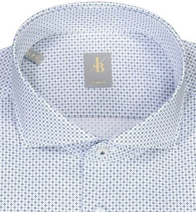 Jacques Britt Hemd Serdegna 866060/12 Slim Fit, Popeline, Blau gemustert, Blau 2 Jacques Britt Hemd Serdegna 866060/12 Slim Fit, Popeline, Blau gemustert, Blau – Bild 2