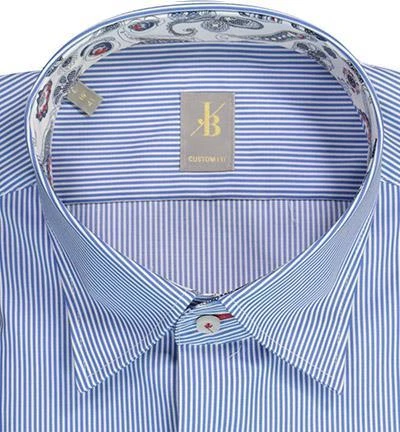 Jacques Britt Hemd Messina Mix 836010/13 Custom Fit, Baumwolle, Dunkelblau-weiß gestreift, Dunkelblau-weiß 2 Jacques Britt Hemd Messina Mix 836010/13 Custom Fit, Baumwolle, Dunkelblau-weiß gestreift, Dunkelblau-weiß – Bild 2
