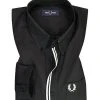 Fred Perry Hemd M8562/102 Popeline, Schwarz