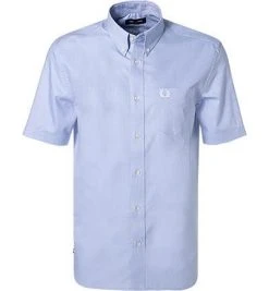 Fred Perry Hemd M8502/146 Kurzarmhemd, Oxford, Hellblau