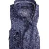 OLYMP Signature Tailored Fit 8580/54/18 Hemd, Baumwolle, Dunkelblau gemustert, Marine
