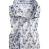 ETON Hemd 1000/00786/21 Slim Fit, Baumwolle, Blau gemustert, Blau