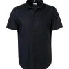 Seidensticker Hemd 194581/19 Kurzarmhemd, Regular Fit, Baumwolle, Nachtblau