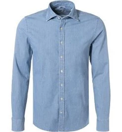Stenströms Jeanshemd 775921/7995/810 Slimline, Baumwolle, Blau