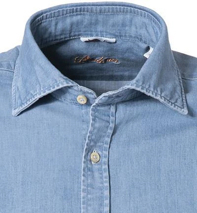 Stenströms Jeanshemd 775921/7995/810 Slimline, Baumwolle, Blau 2 Stenströms Jeanshemd 775921/7995/810 Slimline, Baumwolle, Blau – Bild 2