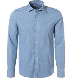 Stenströms Jeanshemd 675921/7995/810 Fitted Body, Baumwolle, Blau