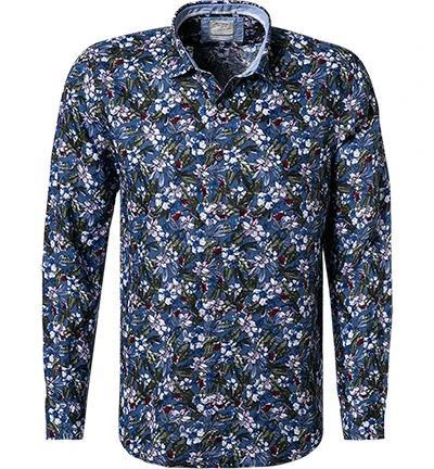 OLYMP Casual Level Five Body Fit 3100/54/26 Hemd, Casual Body Fit, Reines Leinen, Multicolor, Blau-rot 1 OLYMP Casual Level Five Body Fit 3100/54/26 Hemd, Casual Body Fit, Reines Leinen, Multicolor, Blau-rot