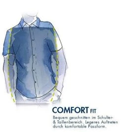 CasaModa Hemd 903424700/450 Kurzarmhemd, Comfort Fit, Baumwolle, Multicolour gemustert, Multicolor -hemdenverkauf 343184 norm3