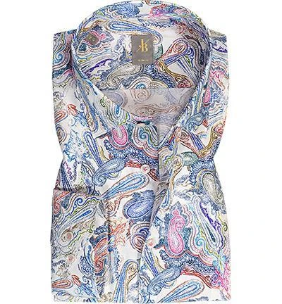 Jacques Britt Hemd Como 8664/41 Slim Fit, Popeline, Multicolor gemustert, Multicolor 1 Jacques Britt Hemd Como 8664/41 Slim Fit, Popeline, Multicolor gemustert, Multicolor