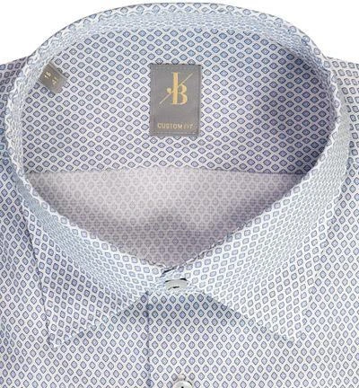 Jacques Britt Hemd Messina 836470/11 Custom Fit, Baumwolle, Hellblau gemustert, Hellblau 2 Jacques Britt Hemd Messina 836470/11 Custom Fit, Baumwolle, Hellblau gemustert, Hellblau – Bild 2