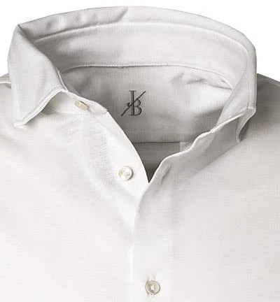 Jacques Britt Hemd Siena 856180/01 Kurzarmhemd, Baumwoll-Piqué, Weiß 2 Jacques Britt Hemd Siena 856180/01 Kurzarmhemd, Baumwoll-Piqué, Weiß – Bild 2