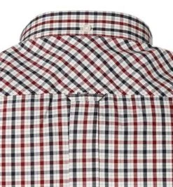 Ben Sherman Hemd 0059144/550 Regular Fit, Popeline, Rot kariert, Rot -hemdenverkauf 343391 norm4