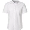 Seidensticker Hemd 666243/01 Kurzarmhemd, Slim Fit, Baumwolle, Weiß