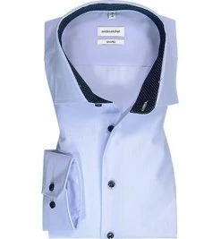 Seidensticker Hemd 293690/14 Shaped Fit, Baumwolle, Hellblau