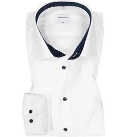 Seidensticker Hemd 693690/01 Slim Fit, Baumwolle, Weiß