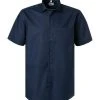 Seidensticker Hemd 001001/19 Kurzarmhemd, Regular Fit, Baumwolle, Nachtblau