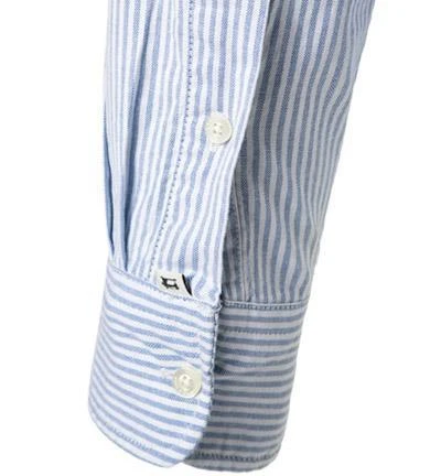 Scotch & Soda Hemd 145430/0217 Regular Fit, Baumwolle, Hellblau gestreift, Hellblau 3 Scotch & Soda Hemd 145430/0217 Regular Fit, Baumwolle, Hellblau gestreift, Hellblau – Bild 3
