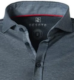 DESOTO Hemd New Hai 97007-3/501 Jersey, Dunkelblau meliert, Dunkelblau -hemdenverkauf 344196 norm2