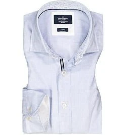 HACKETT Hemd HM308149/551 Slim Fit, Baumwolle, Blau gestreift, Blau