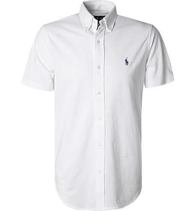 Polo Ralph Lauren Hemd 710798291/002 Kurzarmhemd, Baumwoll-Piqué, Weiß 1 Polo Ralph Lauren Hemd 710798291/002 Kurzarmhemd, Baumwoll-Piqué, Weiß