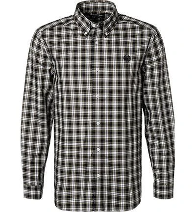 Fred Perry Hemd M8567/608 Baumwolle, Dunkelblau-oliv kariert, Dunkelblau 1 Fred Perry Hemd M8567/608 Baumwolle, Dunkelblau-oliv kariert, Dunkelblau